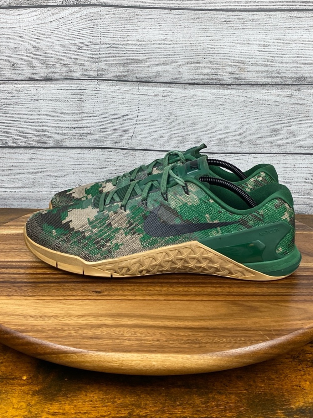 Nike Metcon 3 Baroque Brown Green Camo CrossFit Training Shoe Men’s Size 11.5